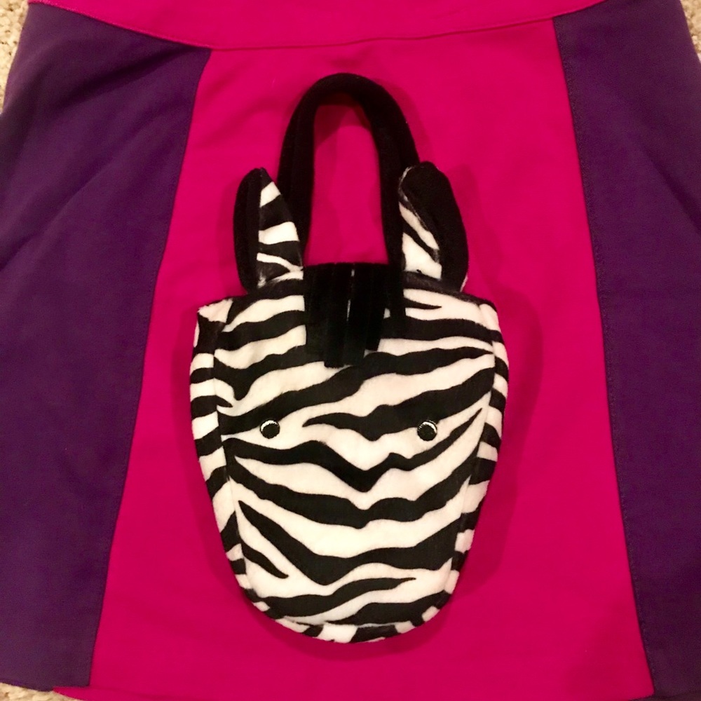 Girls Zebra Purse